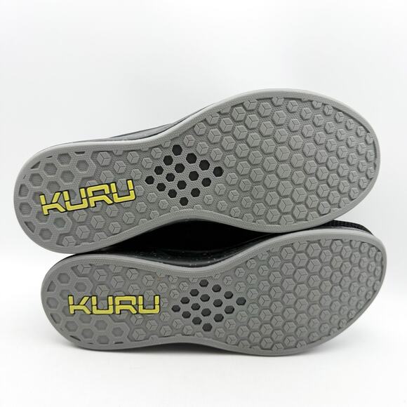 KURU Mens Atom Walking Sneakers US 13 Wide EU 47 Black Grey EUC main image 12